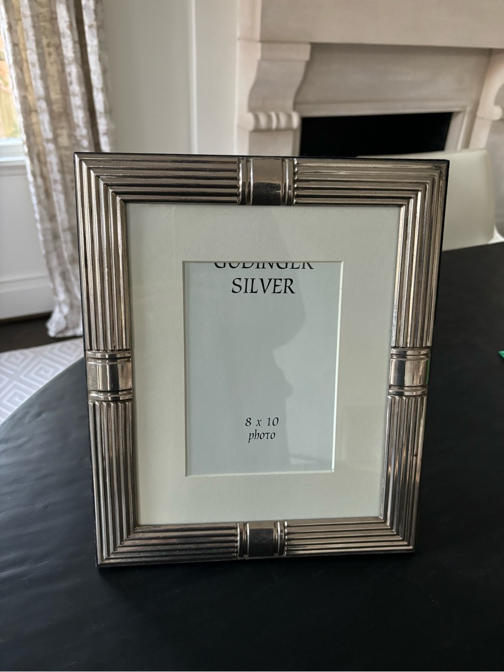 Godinger Silver Photo Picture Frame 8x10 or 5x7 with Mat Vintage Style - Picture 2 of 7